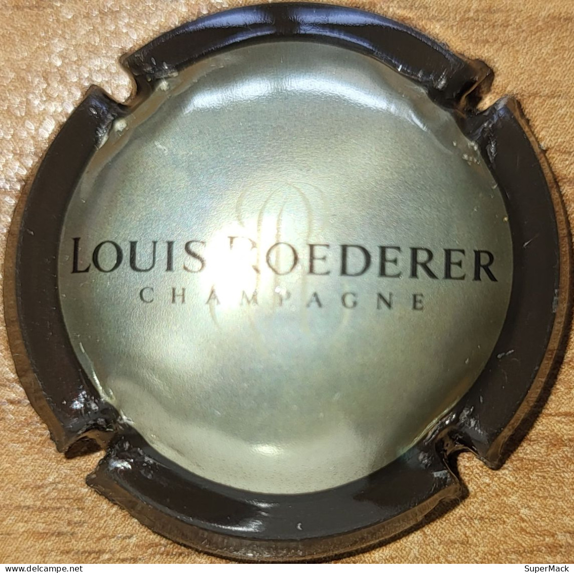 Capsule Champagne Louis ROEDERER Série Nom Horizontal, Or Pâle & Brun Foncé Nr 102 - Röderer, Louis