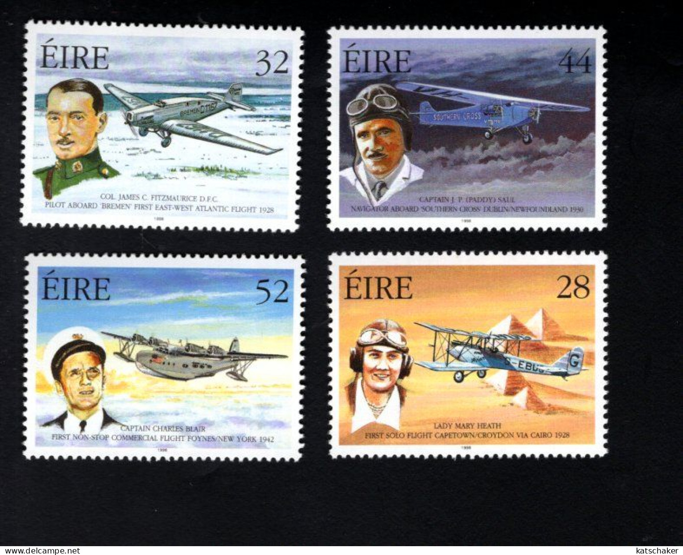 1987201846 1998 SCOTT 1101 1104 (XX) POSTFRIS MINT NEVER HINGED - AVIATION PIONEERS - Ungebraucht