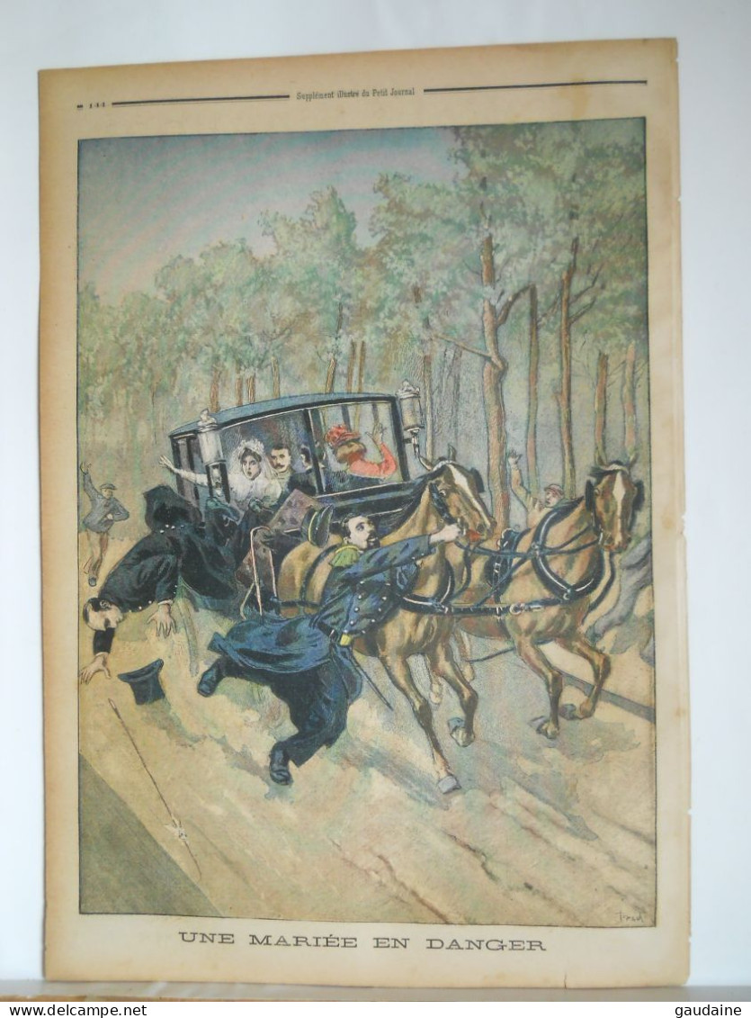 LE PETIT JOURNAL N° 494 - 6 MAI 1900 - ACCIDENT CAUSE PAR DES MOTOCYCLES - EXPOSITION 1900 PAIVLLON DE LA GRECE - Le Petit Journal