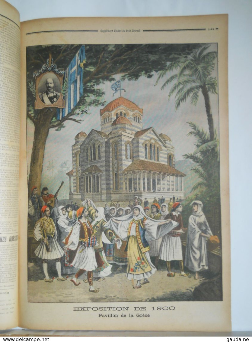 LE PETIT JOURNAL N° 494 - 6 MAI 1900 - ACCIDENT CAUSE PAR DES MOTOCYCLES - EXPOSITION 1900 PAIVLLON DE LA GRECE - Le Petit Journal