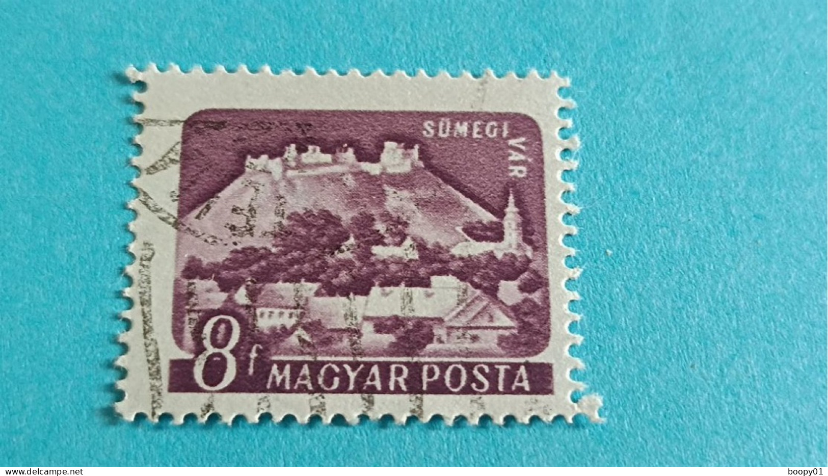 HONGRIE - HUNGARY - Magyar Posta - Timbre 1961 : Forteresses Et Châteaux - Château De Sümeg - Gebraucht