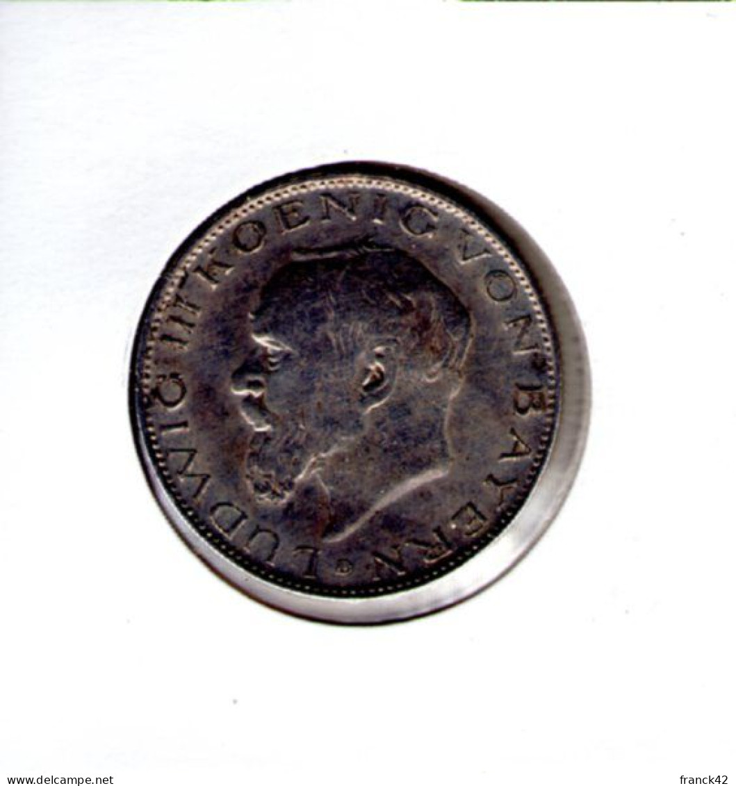 Zwei Mark 1914. Ludwig III Koenig Von Bayern - 2, 3 & 5 Mark Silver
