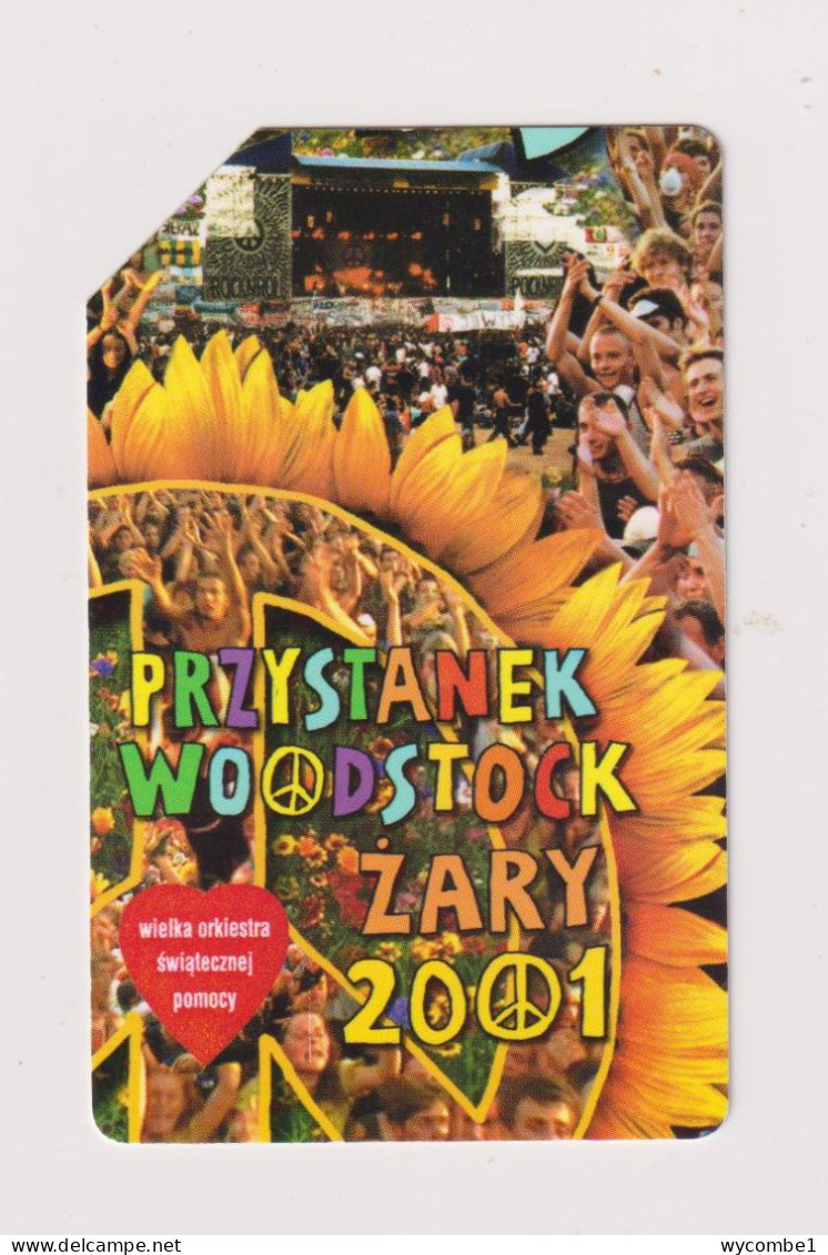 POLAND -  2001 Woodstock  Urmet  Phonecard - Pologne