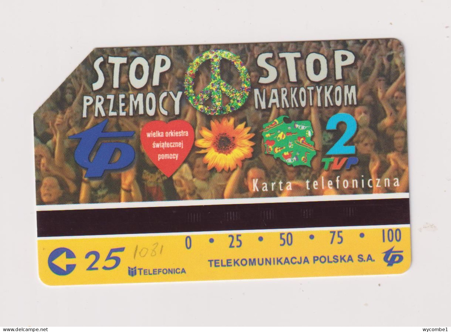 POLAND -  2001 Woodstock  Urmet  Phonecard - Pologne