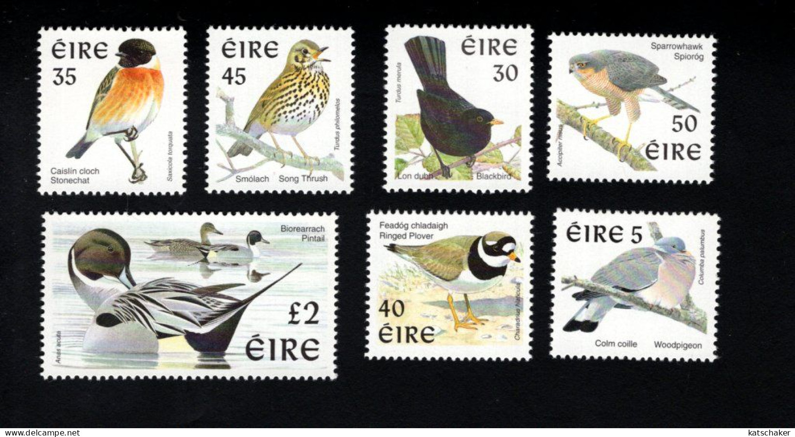 1987203880 1998 SCOTT 1105 1111  (XX) POSTFRIS MINT NEVER HINGED - SET OF BIRDS - Neufs