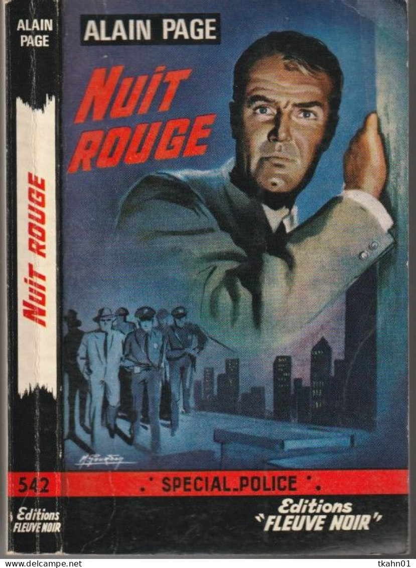 SPECIAL-POLICE " FLEUVE-NOIR " N° 542   NUIT ROUGE - Fleuve Noir