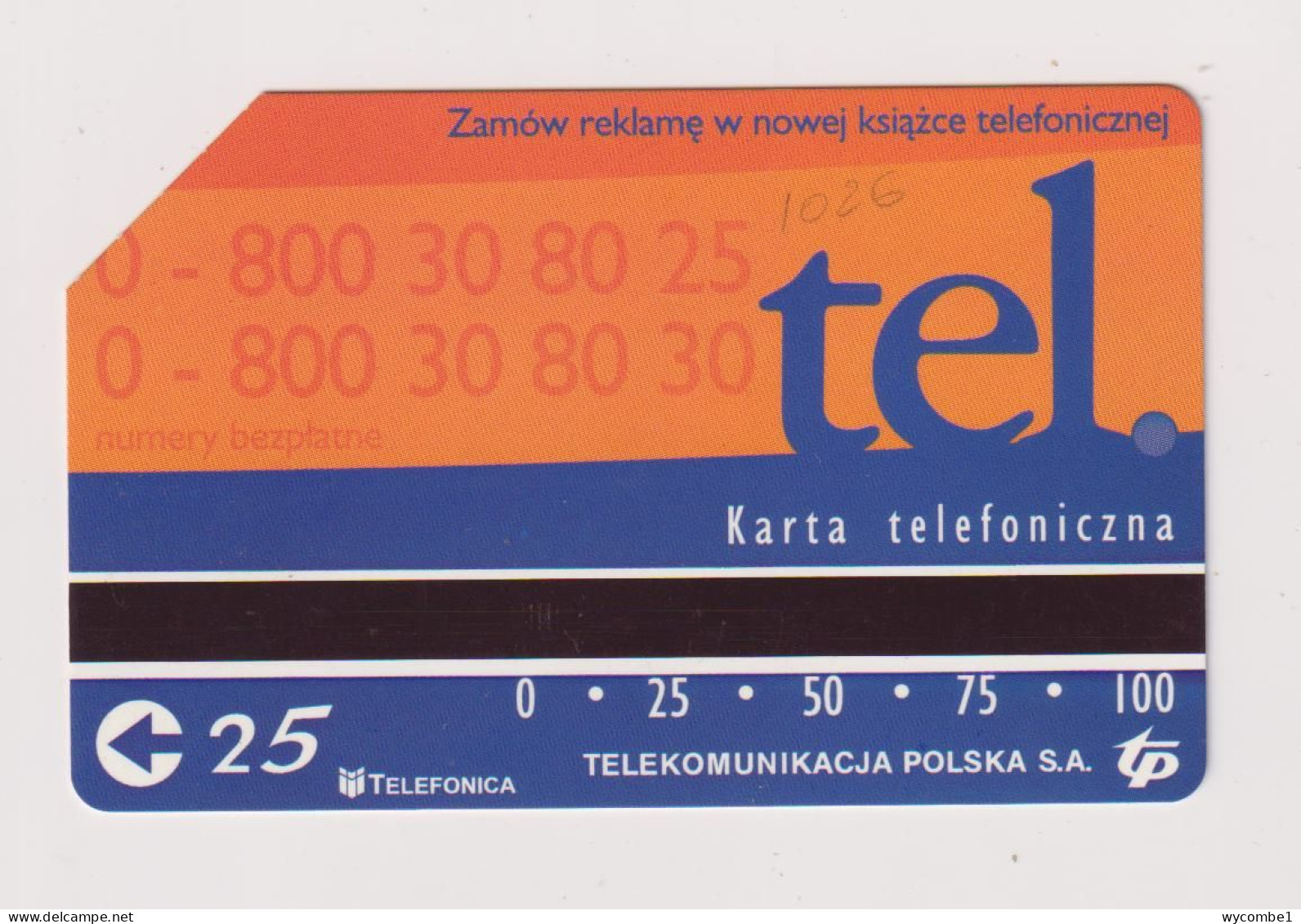 POLAND -  2001 Tel Urmet  Phonecard - Polen