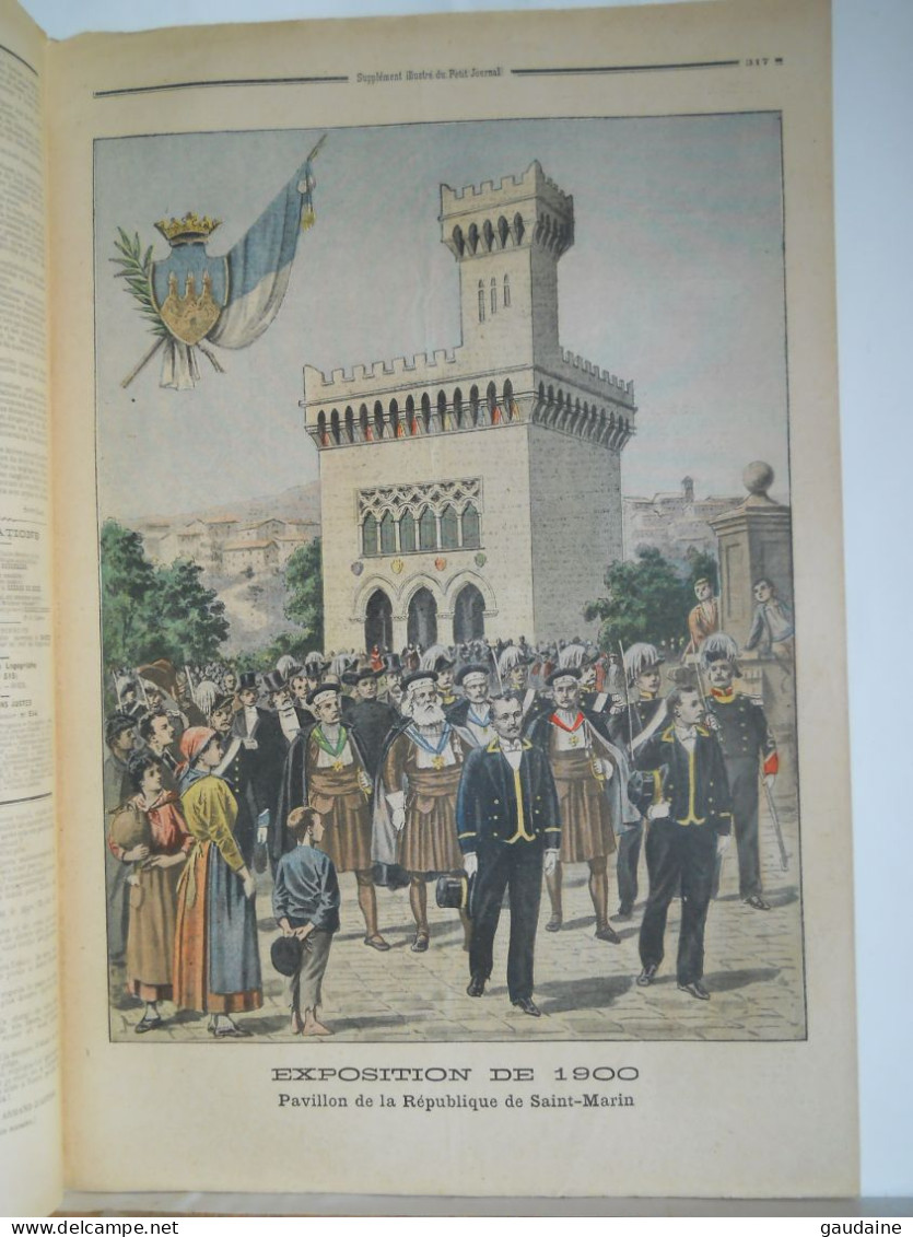 LE PETIT JOURNAL N° 516 - 7 OCTOBRE 1900 - GENERAL VOYRON A SHANGAI CHINE -CHINA - EXPOSITION 1900 PAVILLON DE SAN MARIN - Le Petit Journal