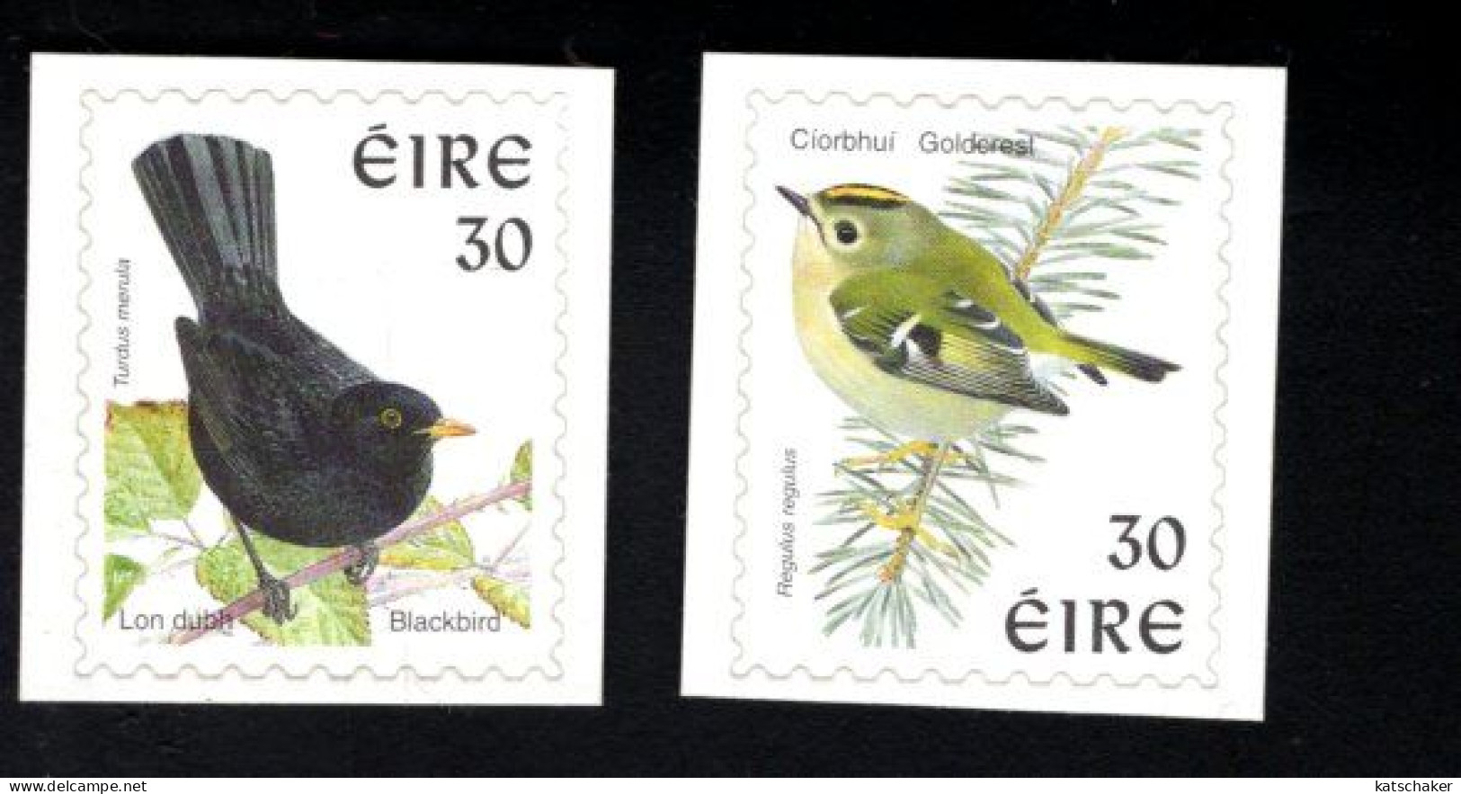 1987205116 1998 SCOTT 1114 1115  (XX) POSTFRIS MINT NEVER HINGED - SET OF BIRDS - GOLDCREST - BLACKBIRD - Neufs