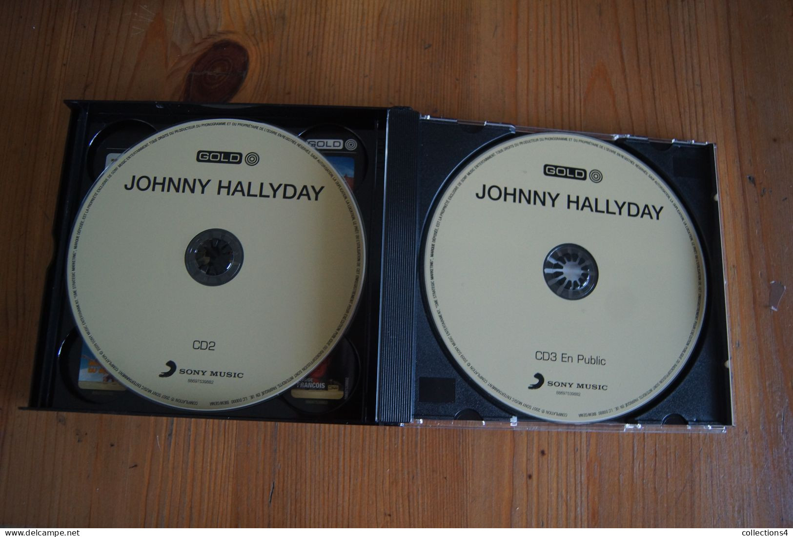 JOHNNY HALLYDAY LES ANNEES VOGUE COFFRET METAL 3 CD VALEUR+ - Rock