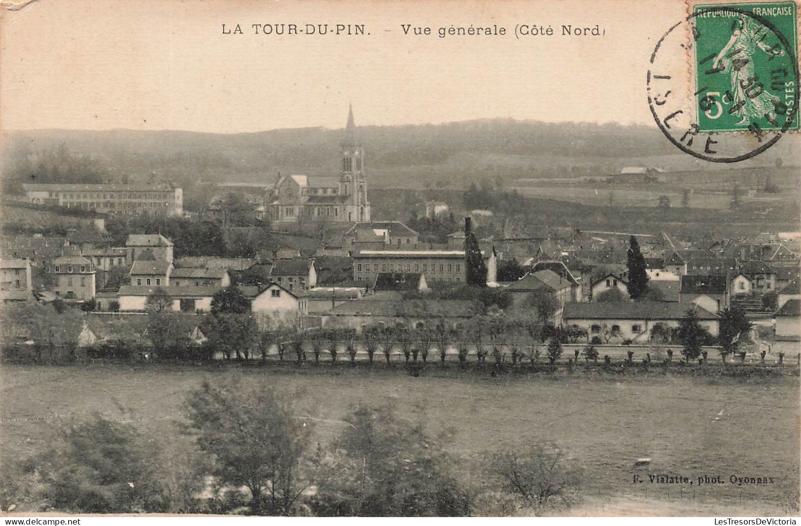 FRANCE - La Tour Du Pin - Vue Générale (Côté Nord) - Vue Générale De La Ville - Carte Postale Ancienne - La Tour-du-Pin
