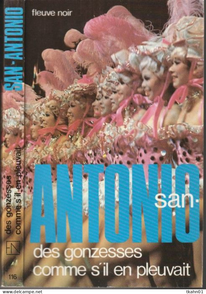 SAN-ANTONIO  " SAN-ANTONIO  DES GONZESSES COMME S'IL EN PLEUVAIT " FLEUVE-NOIR DE 1984 - San Antonio
