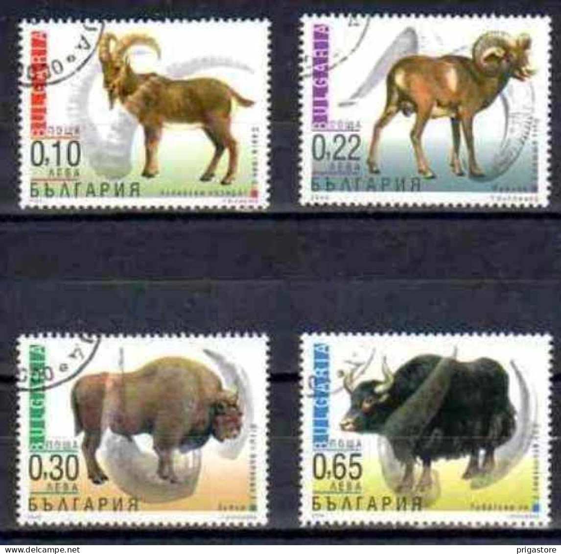 Bulgarie 2000 Animaux Sauvages (61) Yvert N° 3881 à 3884 Oblitérés Used - Used Stamps