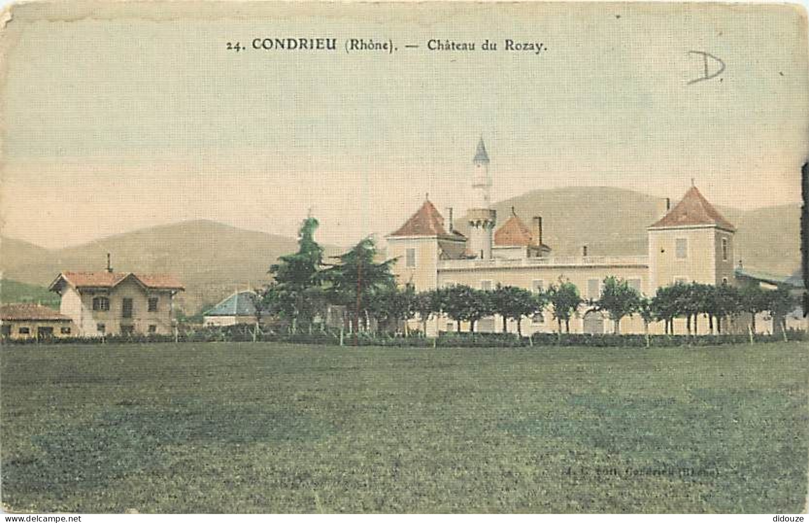 69 - Condrieu - Château Du Rozay - Colorisée - CPA - Voir Scans Recto-Verso - Condrieu
