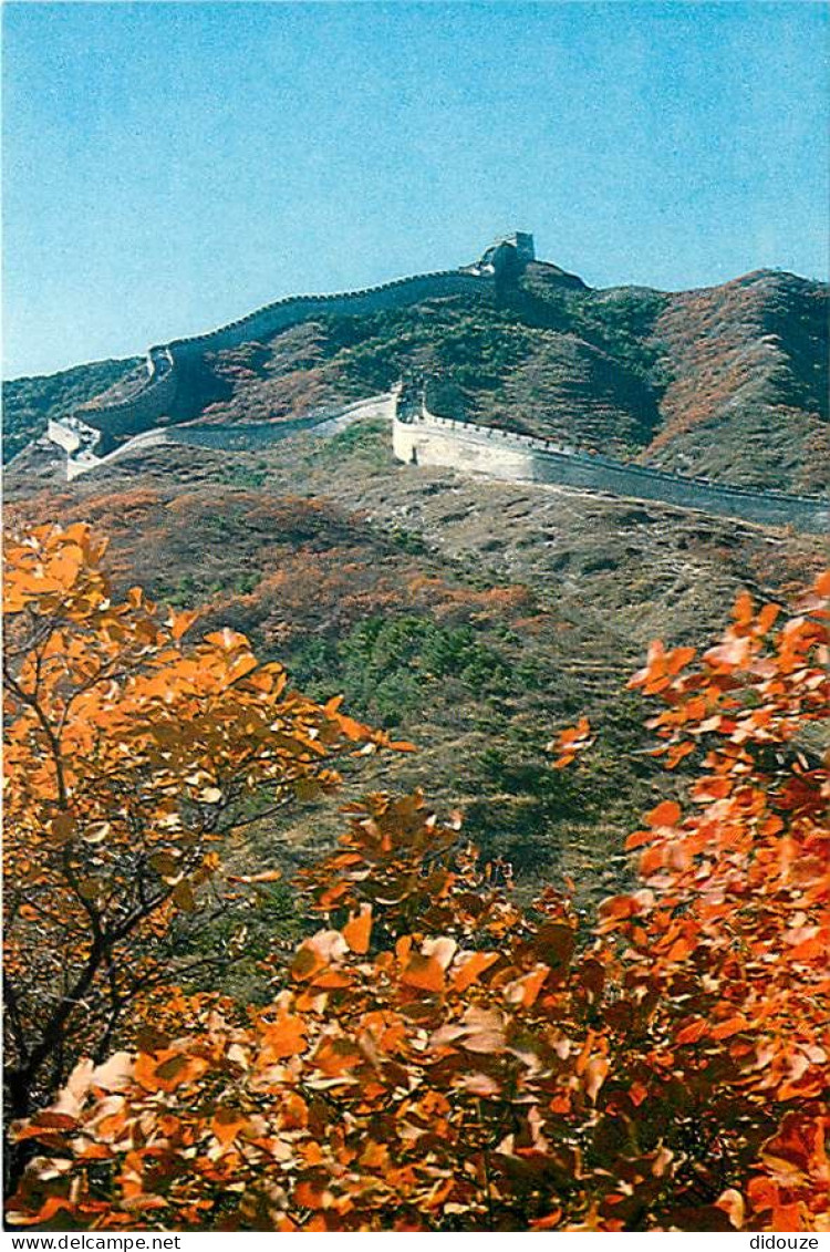 Chine - Grande Muraille De Chine - Red Leaves At The Great Wall - Carte Neuve - China - CPM - Voir Scans Recto-Verso - China