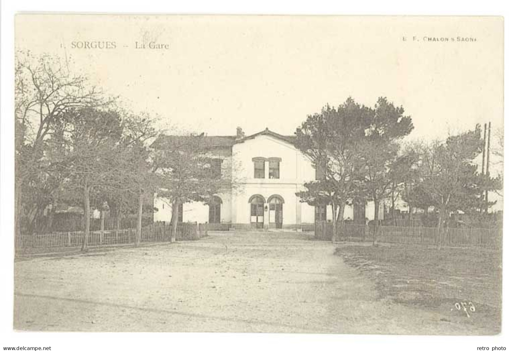 Cpa Vaucluse - Sorgues - La Gare - Sorgues