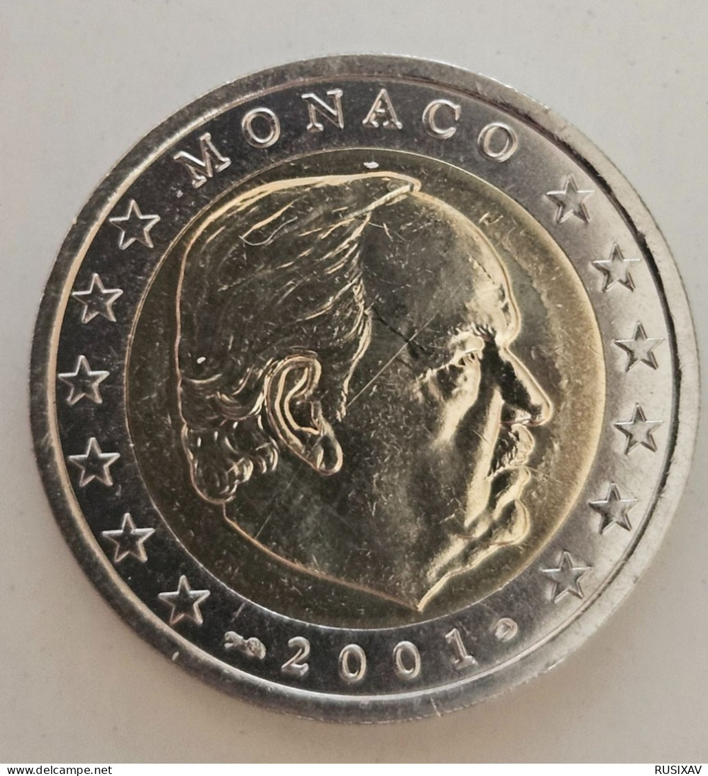 Monaco 2001 Série Complète De 8 Pièces Issue Du Starter Kit Euros - Monaco