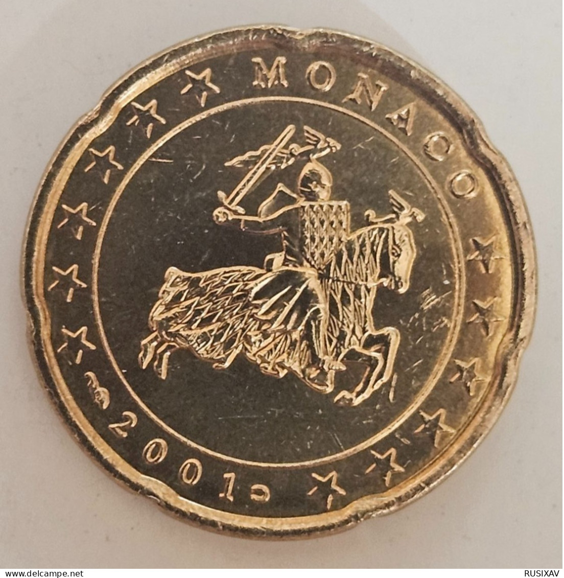 Monaco 2001 série complète de 8 pièces issue du starter kit euros