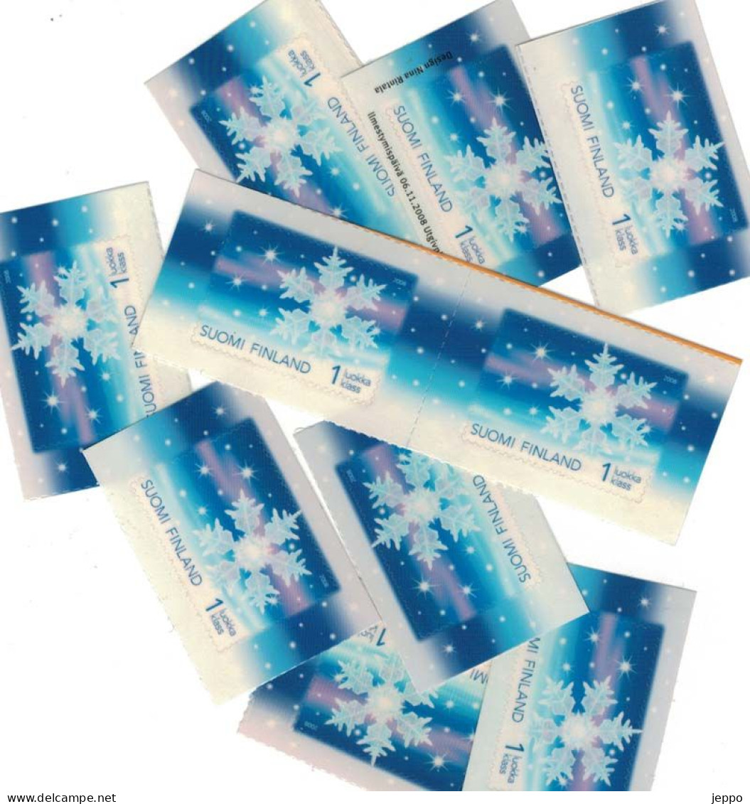 2008 Finland, Frosty Night X 10 MNH. - Hologramas