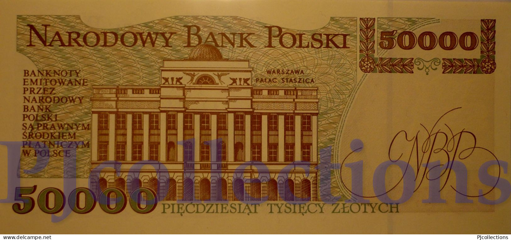 POLONIA - POLAND 50000 ZLOTYCH 1993 PICK 159a UNC - Pologne