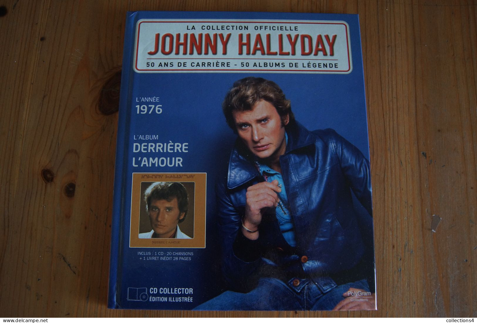JOHNNY HALLYDAY L ANNEE 1976 DERRIERE L AMOUR LIVRE CD COLLECTION OFFICIELLE SORTIE 2011 - Rock