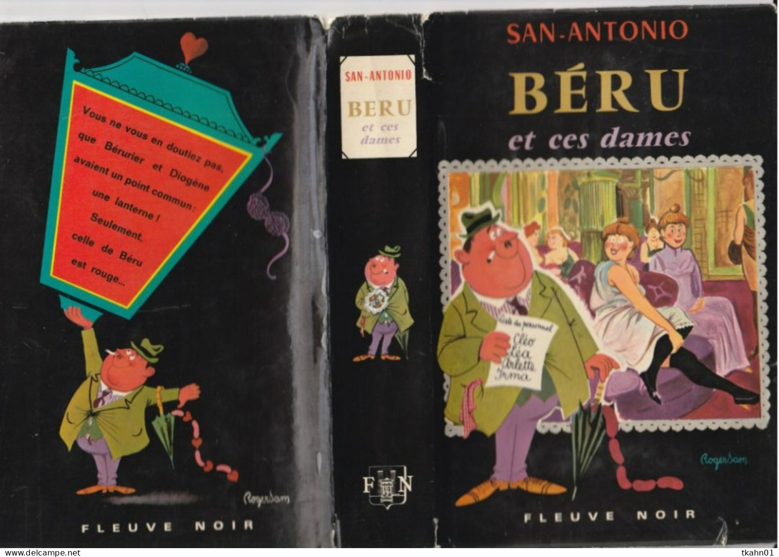 SAN-ANTONIO " BERU ET CES DAMES " FLEUVE-NOIR DE DE 1967 AVEC 503 PAGES - San Antonio