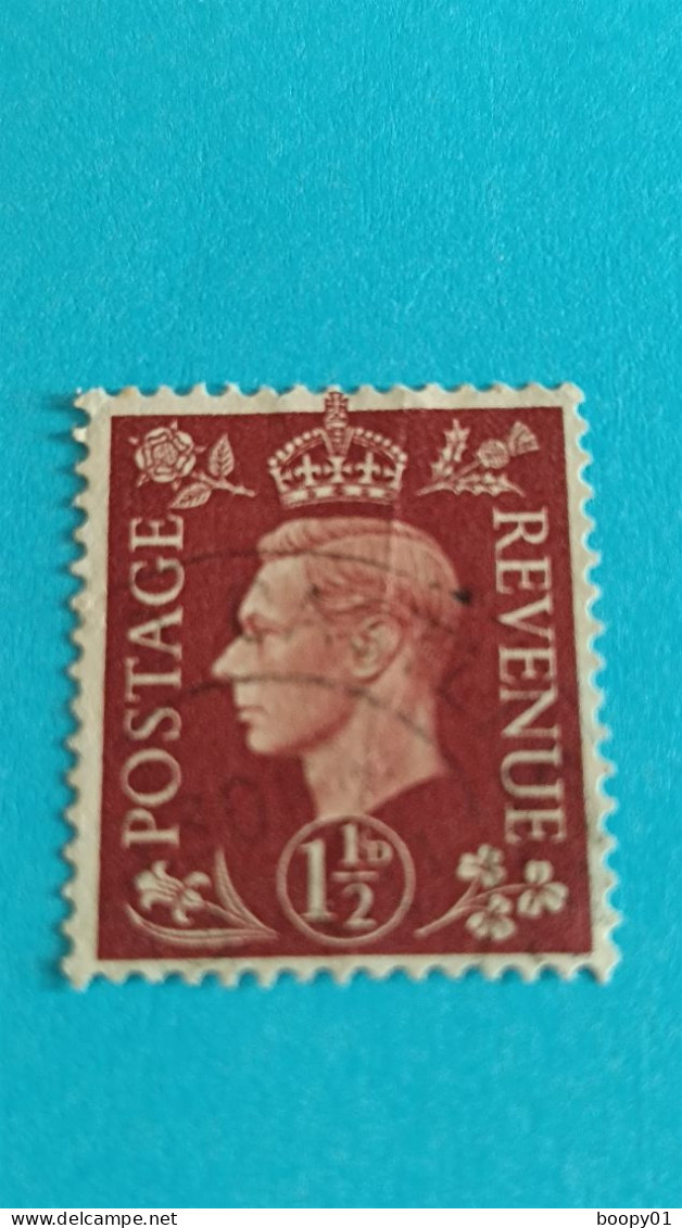 GRANDE-BRETAGNE - Kingdom Of Great Britain - Timbre 1937 : Portrait Du Roi George VI - Usati