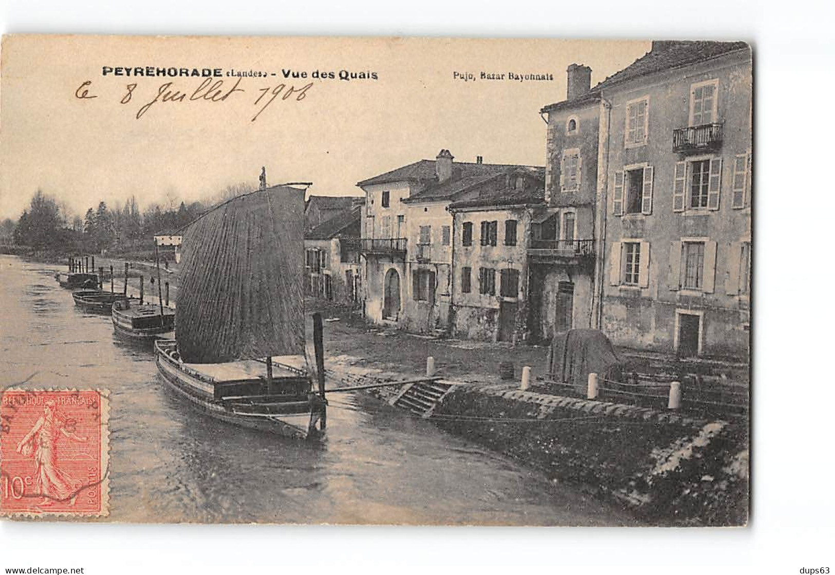 PEYREHORADE - Vue Des Quais - Très Bon état - Peyrehorade