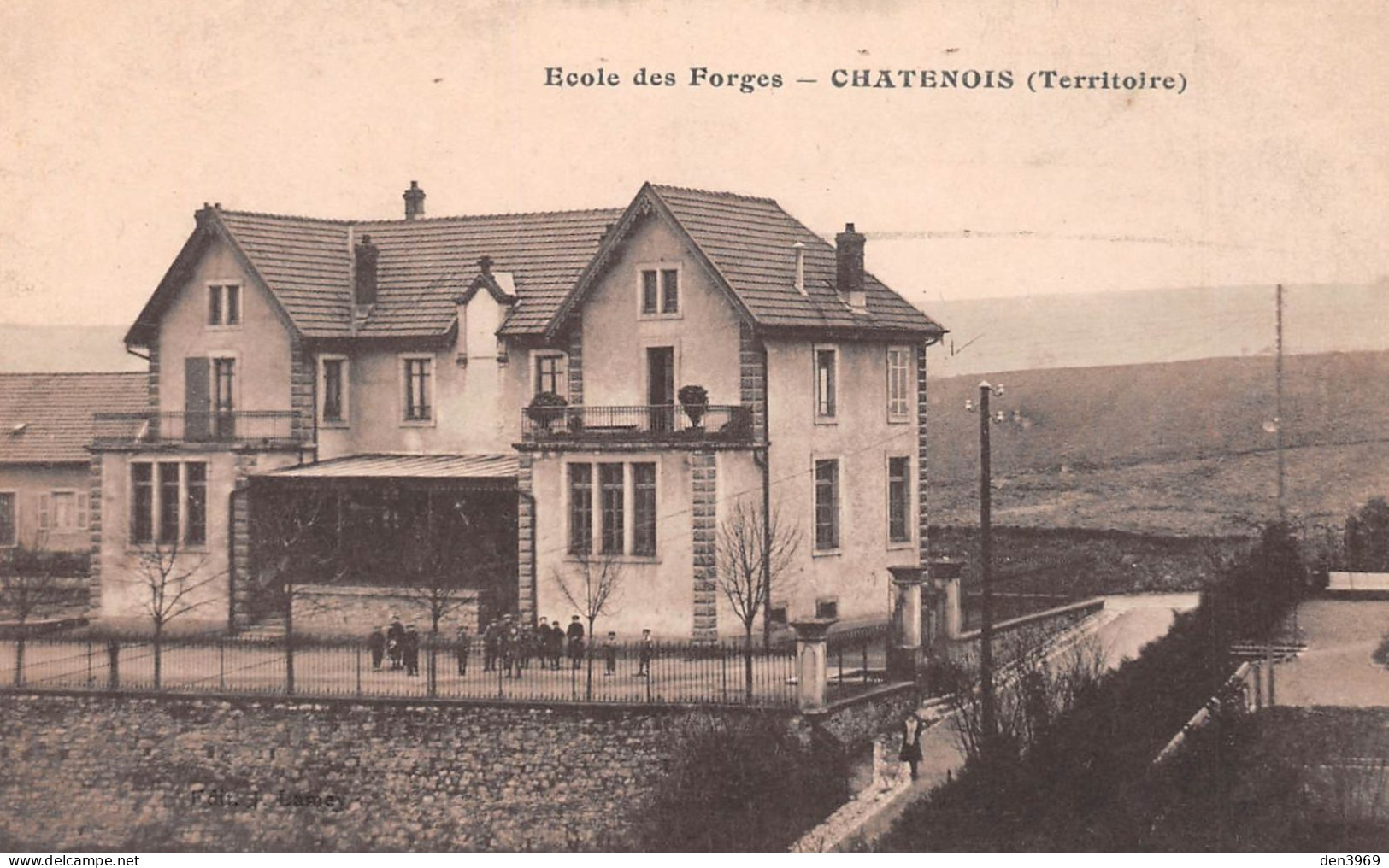 CHATENOIS (Territoire-de-Belfort) - Ecole Des Forges - Ecrit (2 Scans) - Châtenois-les-Forges