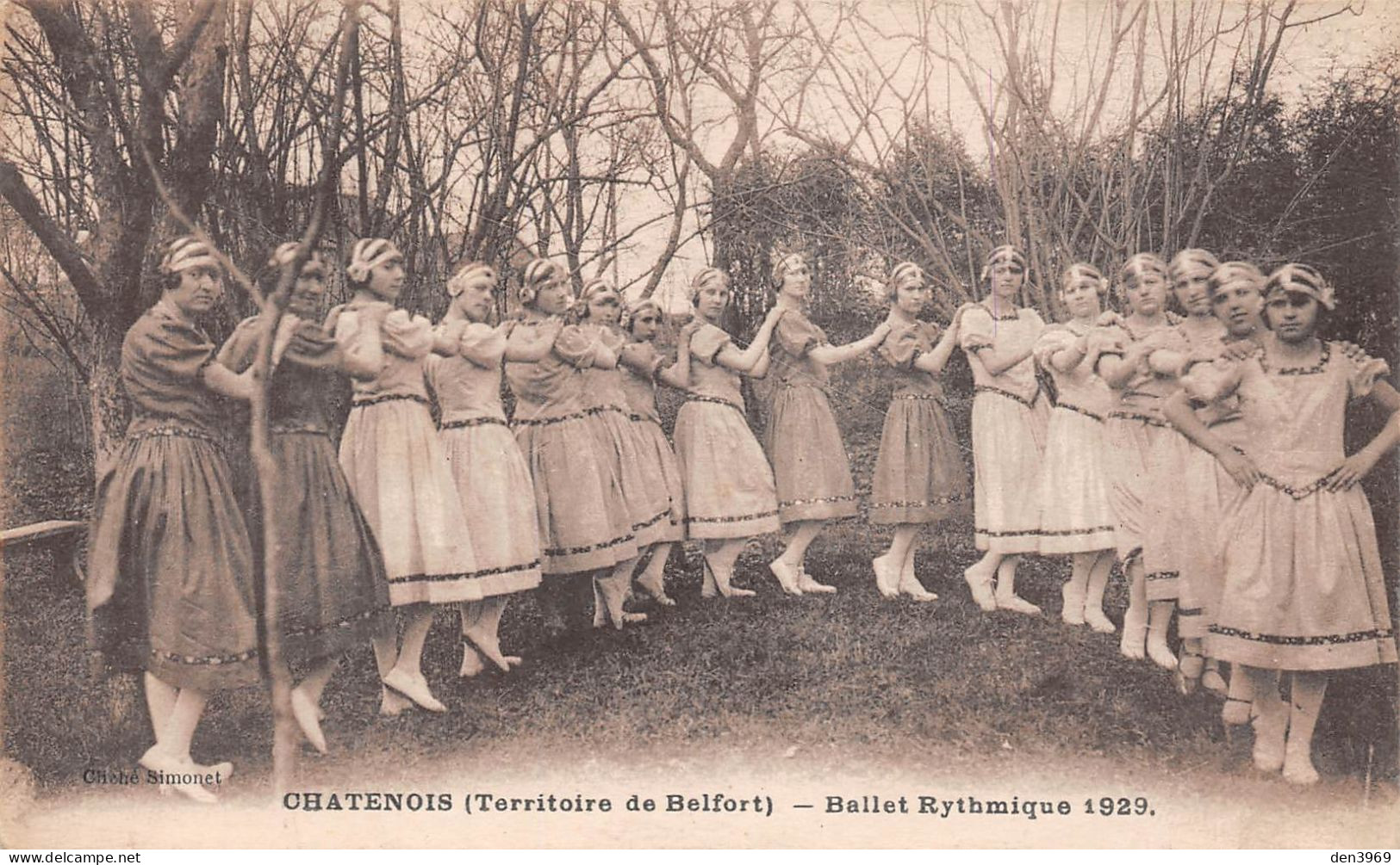 CHATENOIS (Territoire-de-Belfort) - Ballet Rythmique 1929 - Ecrit (2 Scans) - Châtenois-les-Forges