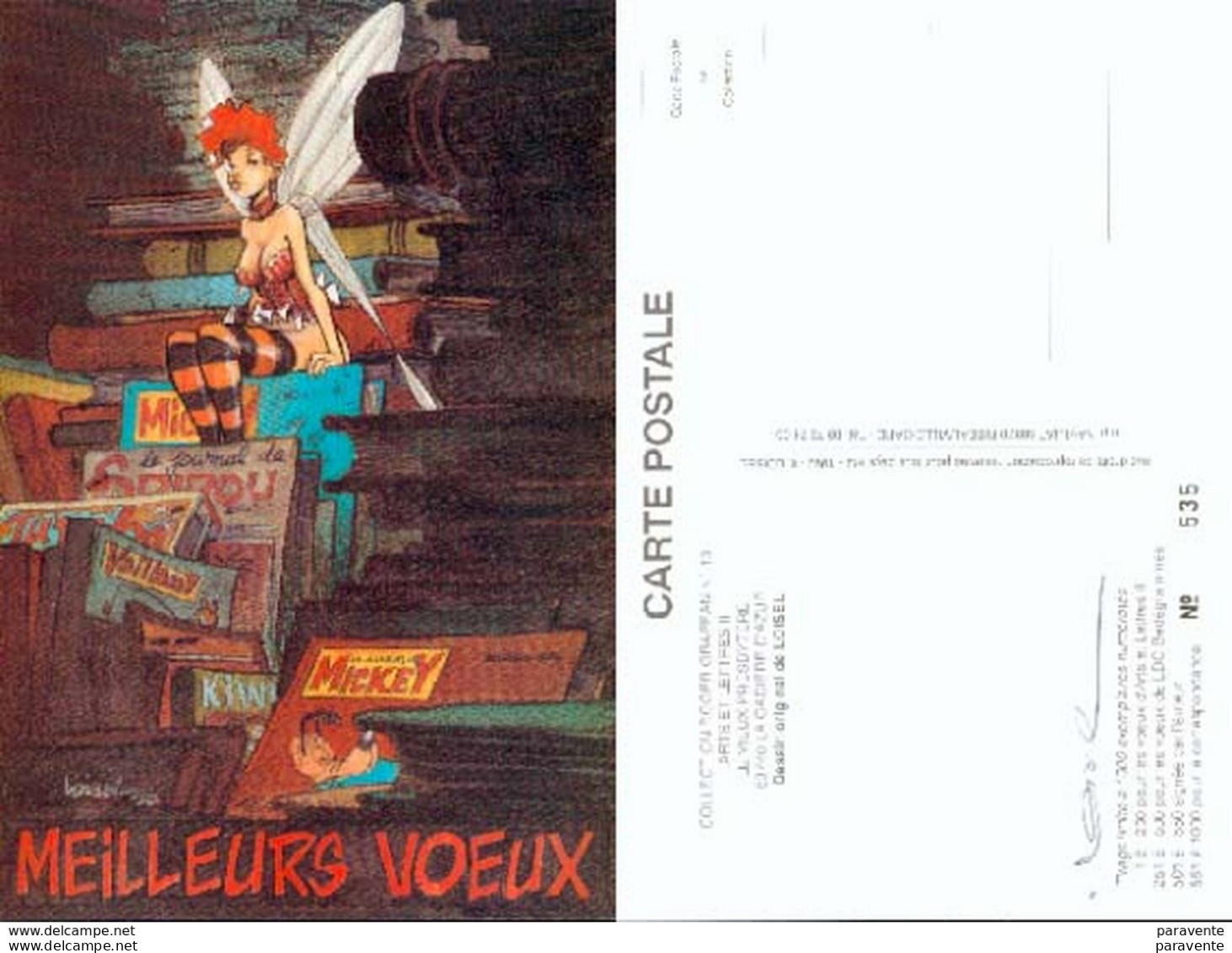 LOISEL : Carte Vœux GRAFFAN (numerotée Signee) - Loisel