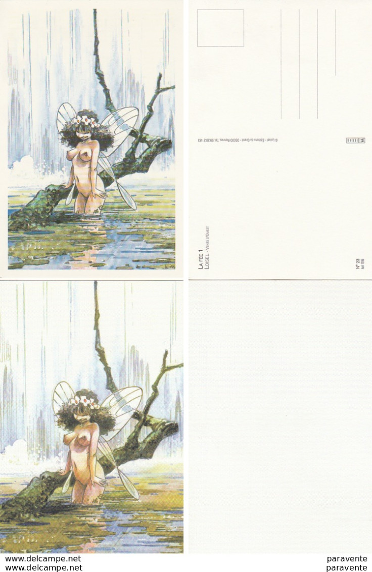LOISEL : 2 Cartes Postales N°23 La FEE De Avril 1995 - Loisel