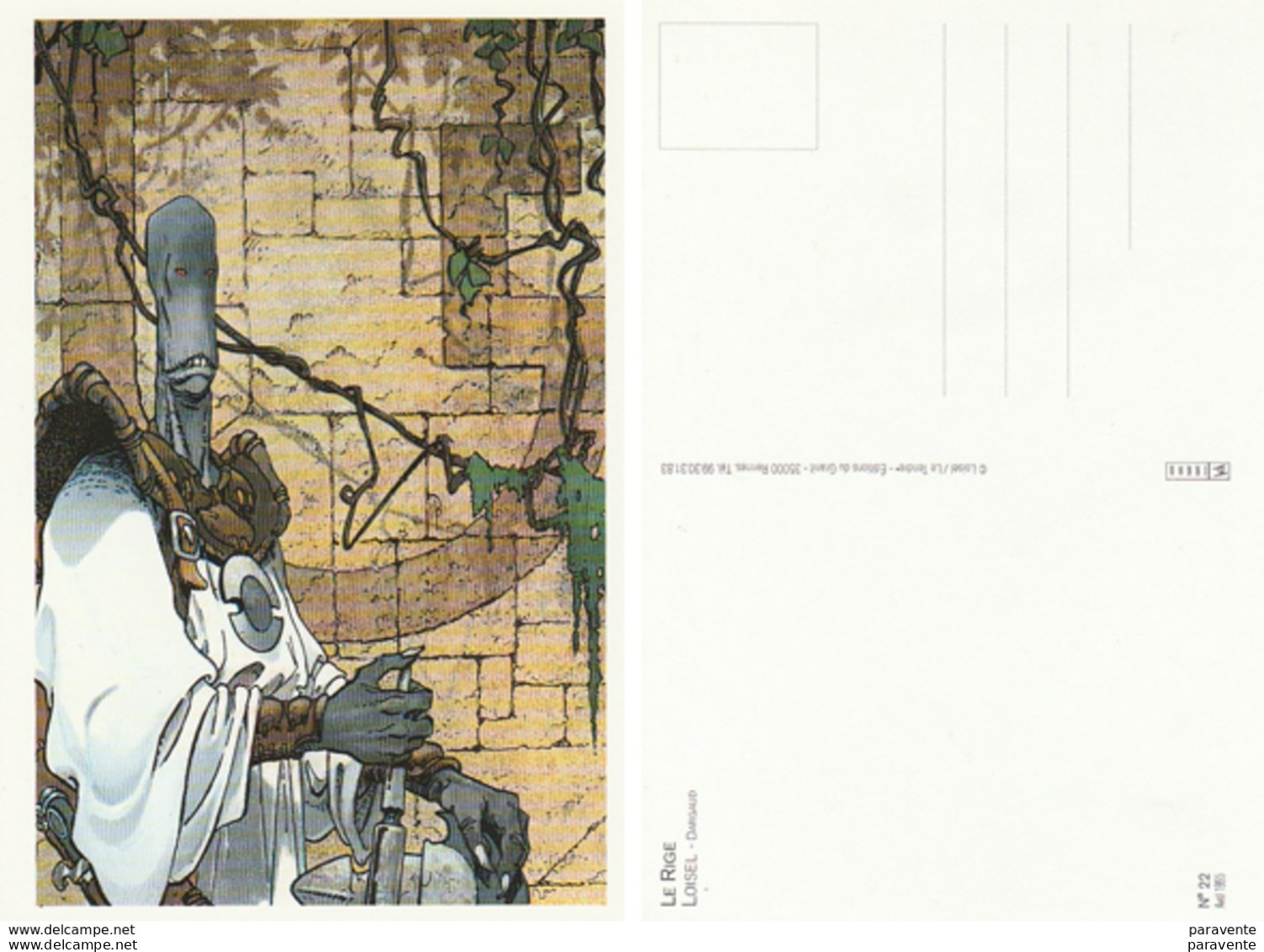 LOISEL : Carte Postale N°22 LE RIGE De Avril 1995 - Loisel