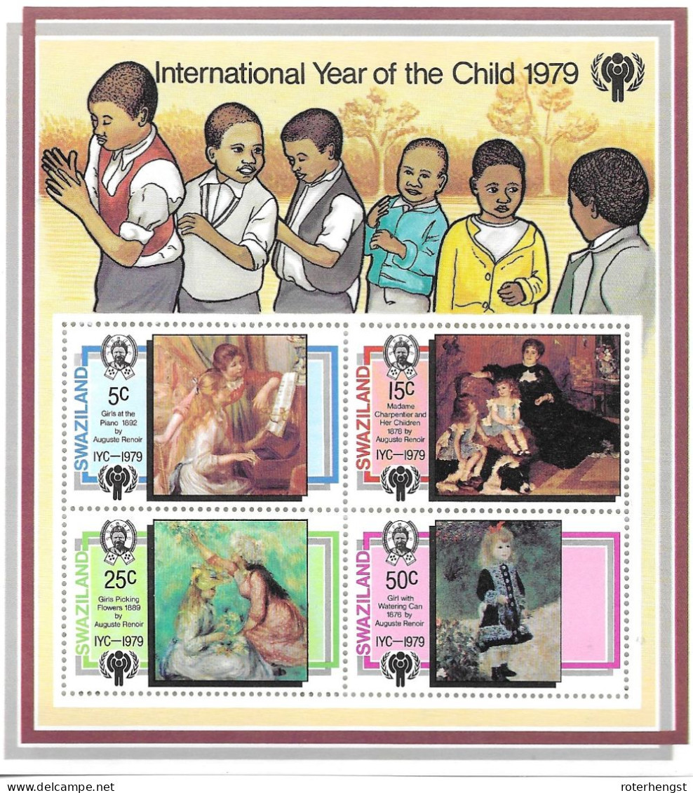 Swaziland Mnh ** Sheet From 1979 Child Year - Swaziland (1968-...)
