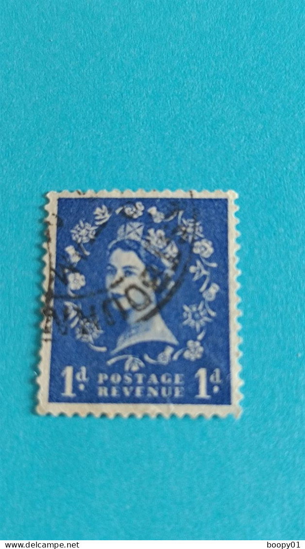 GRANDE-BRETAGNE - Kingdom Of Great Britain - Postage Revenue - Timbre 1952 : Portrait De La Reine Elizabeth II - Gebraucht