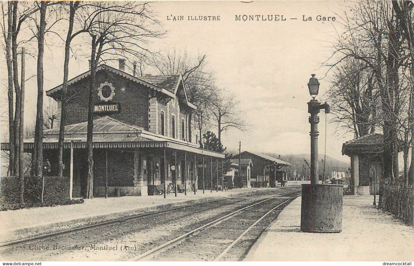 01 MONTLUEL. La Gare 1919 - Montluel