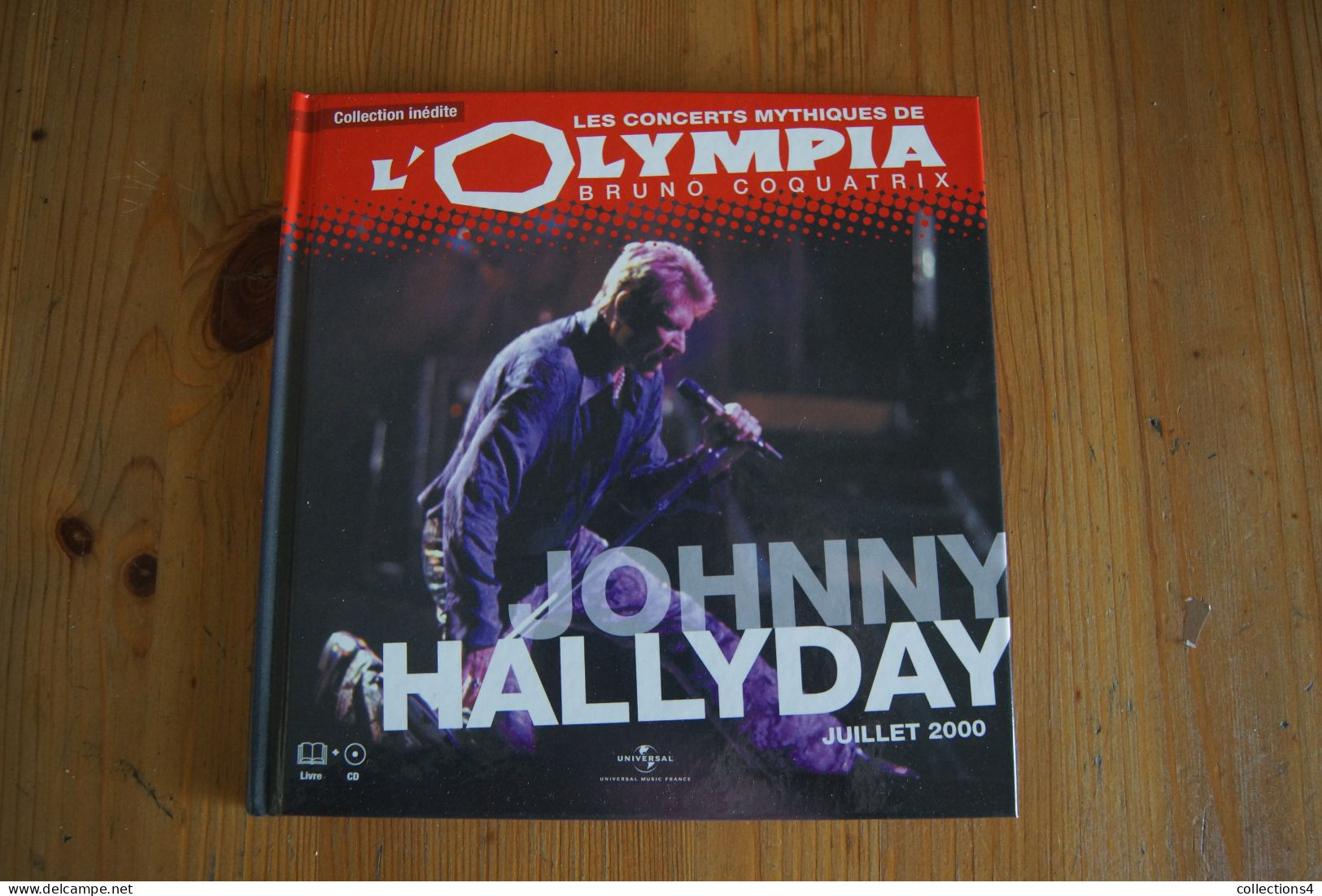 JOHNNY HALLYDAY LES CONCERTS MYTHIQUES DE L OLYMPIA JUILLET 2000 LIVRE CD  SORTIE 2010 - Rock