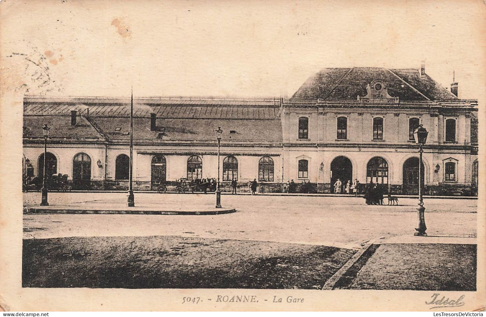 FRANCE - Roanne - Vue Générale De La Gare - Vue Générale - Animé - Carte Postale Ancienne - Roanne