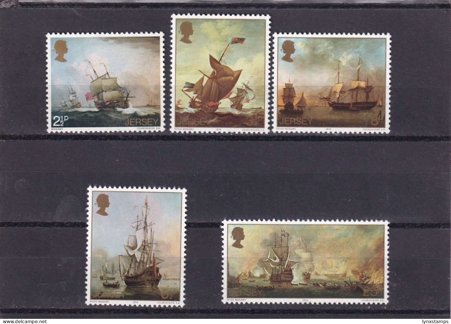 LI01 Jersey Great Britain Marine Paintings By Peter Monamy (1670-1749) - Local Issues