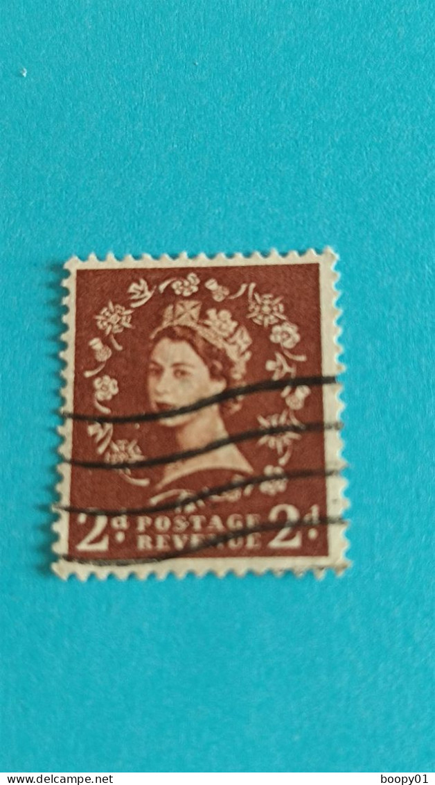 GRANDE-BRETAGNE - Kingdom Of Great Britain - Postage Revenue - Timbre 1952 : Portrait De La Reine Elizabeth II - Usati