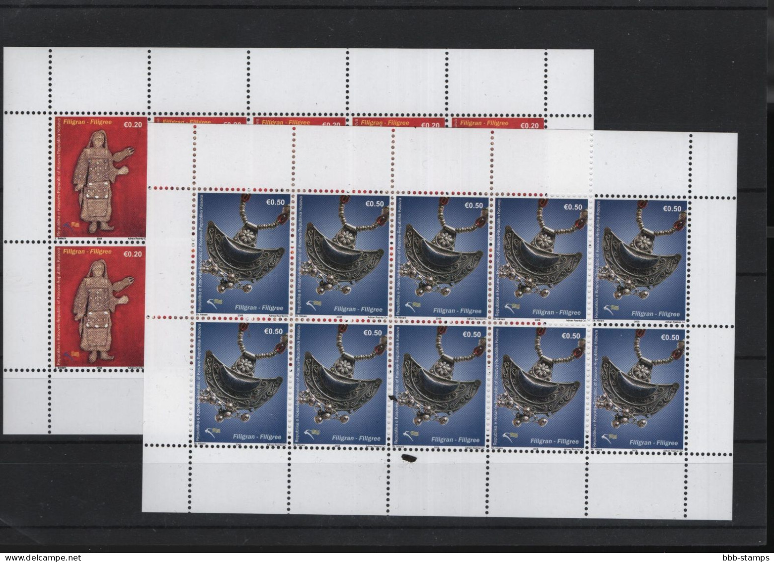 Kosovo Michel Cat.No. Mnh/** Sheet 106/110 - Kosovo