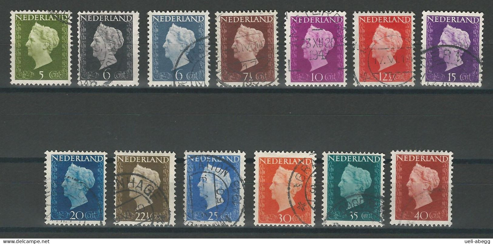 Niederlande NVPH 474-86, Mi 477-89 O - Oblitérés