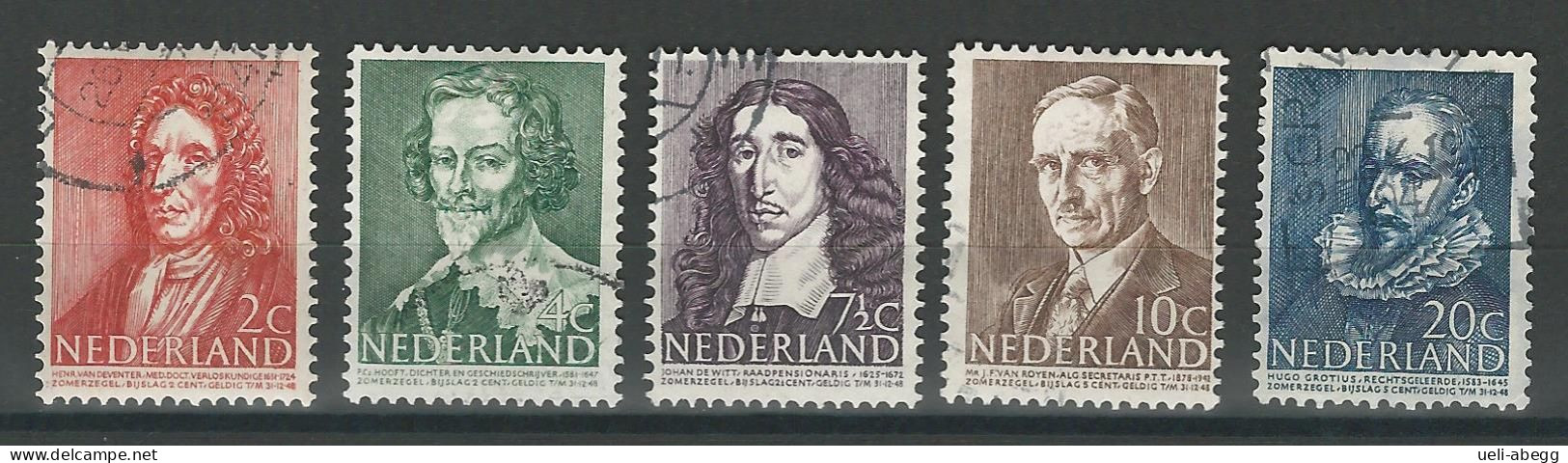 Niederlande NVPH 490-94, Mi 490-94 O - Oblitérés