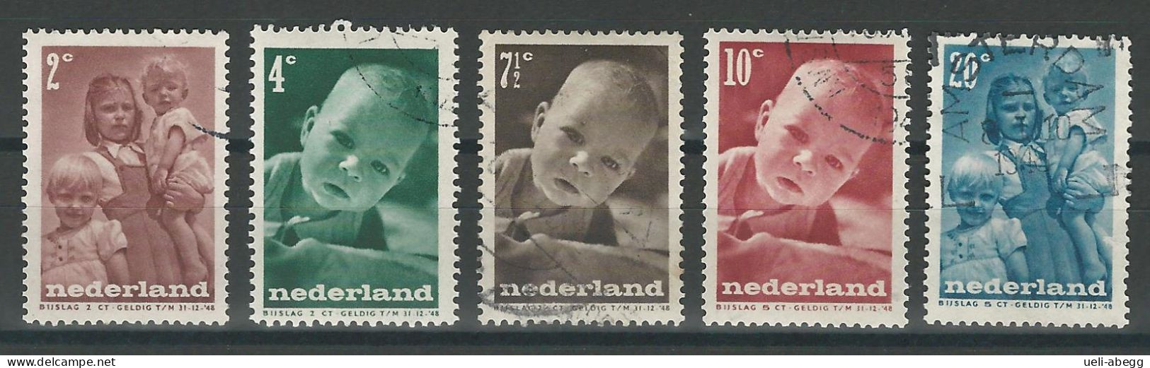 Niederlande NVPH 495-99, Mi 495-99 O - Oblitérés