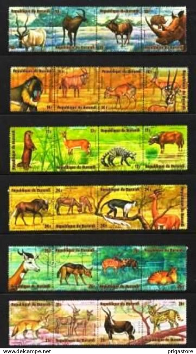 Burundi 1971 Animaux Sauvages (87) Yvert N° PA 191 à 214 Oblitérés - Gebruikt