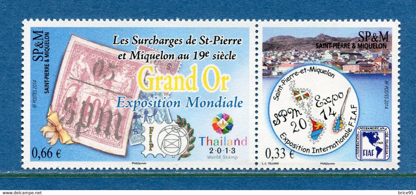 Saint Pierre Et Miquelon - YT N° 1116 Et 1117 ** - Neuf Sans Charnière - 2014 - Ungebraucht