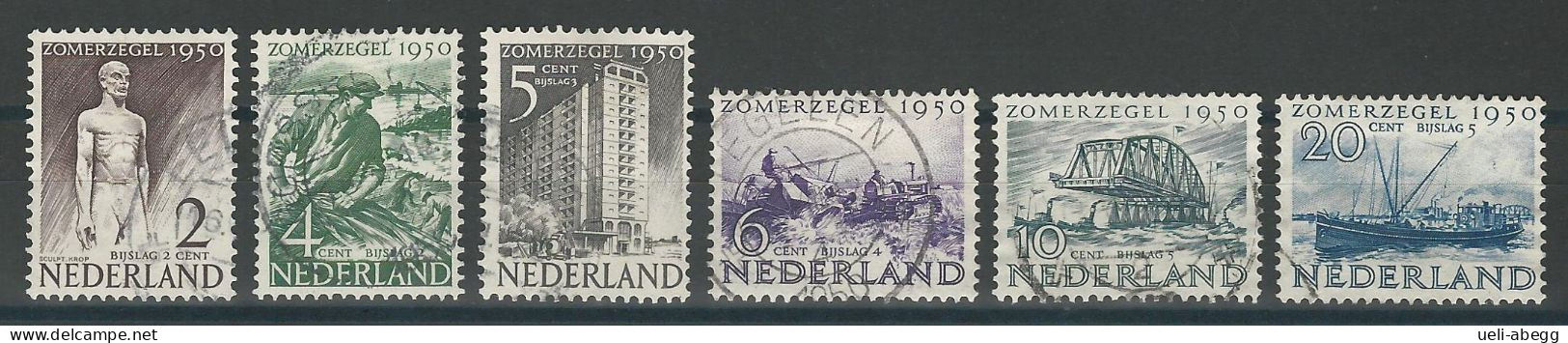 Niederlande NVPH 550-55, Mi 552-57 O - Used Stamps