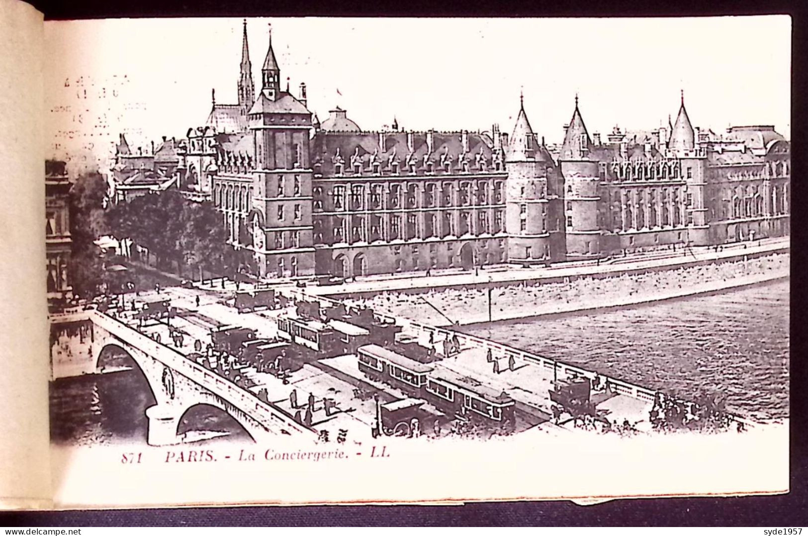 Carnet De 19 Cartes Sur 40  Cpa De PAris, Monuments, Places, Trams, Voitures -édition Levy & Neurdein Réunis - Konvolute, Lots, Sammlungen