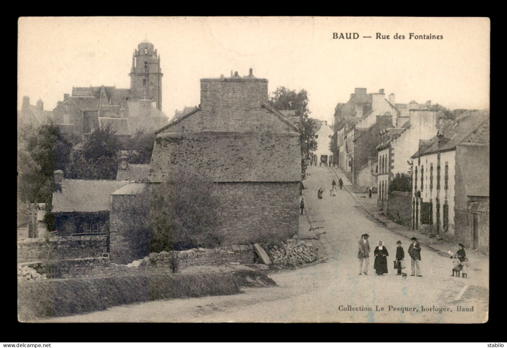 56 - BAUD - RUE DES FONTAINES - Baud