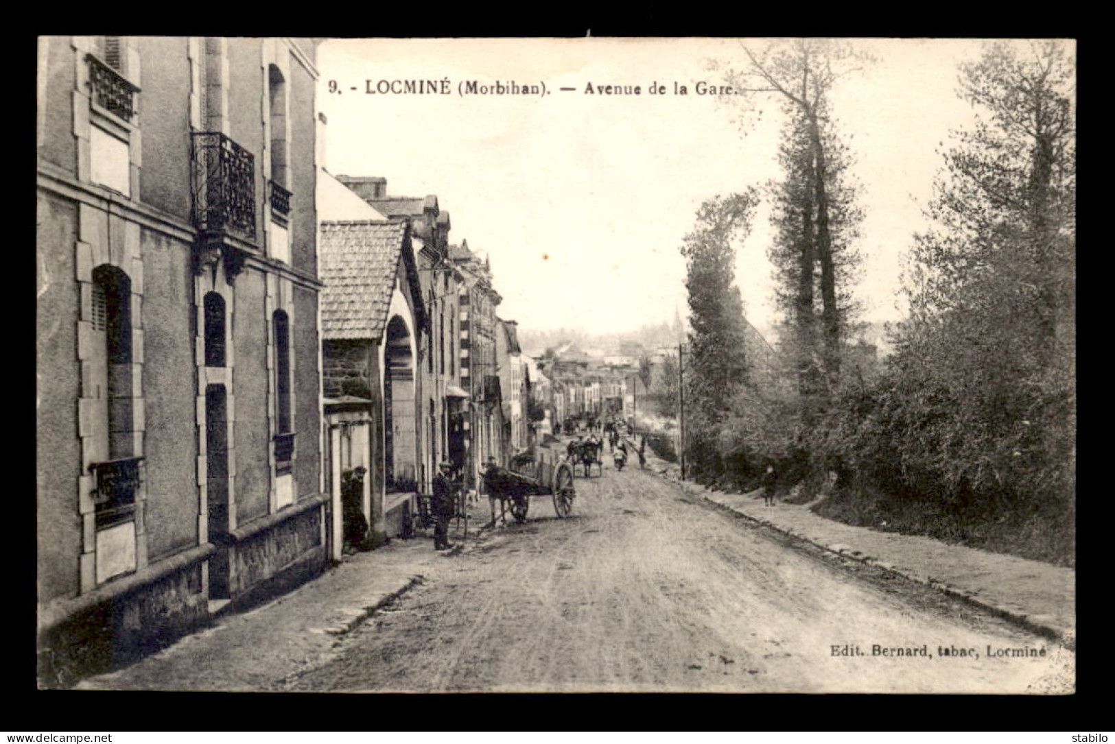 56 - LOCMINE - AVENUE DE LA GARE - Locmine
